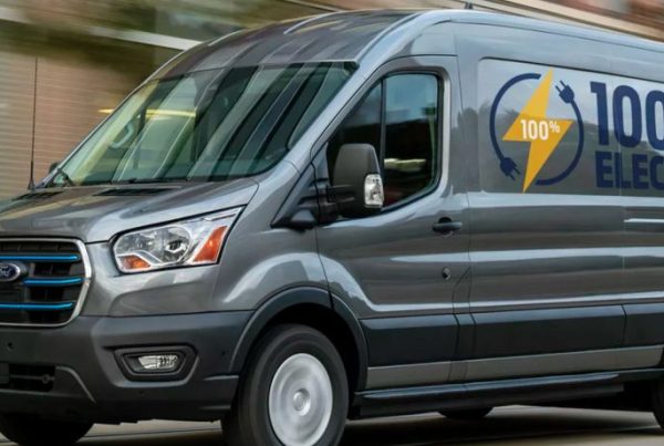 electric van leasing Ireland - Ford E-Transit commercial vehicle