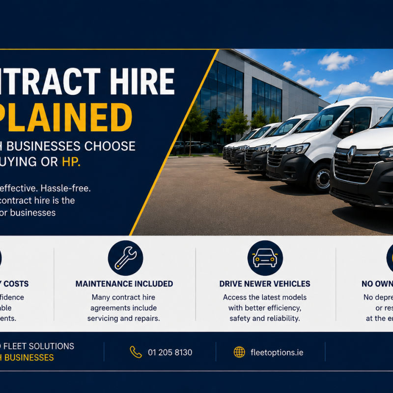 Contract Hire Explained: Why Irish Businesses Choose It Over Buying or HP 1 vehicle contact hire